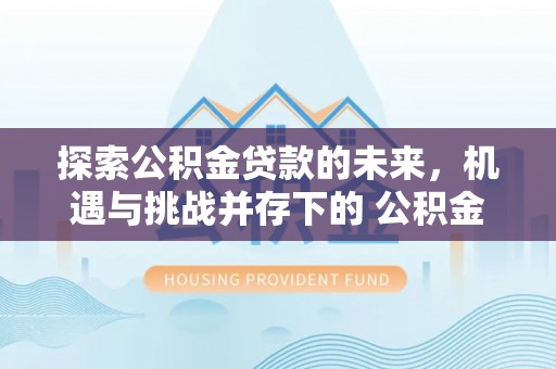 栾川探索公积金贷款的未来，机遇与挑战并存下的 公积金贷款风险防控