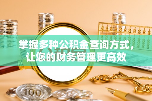 栾川掌握多种公积金查询方式，让您的财务管理更高效