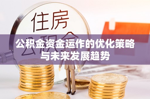 栾川公积金资金运作的优化策略与未来发展趋势
