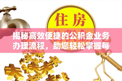 栾川揭秘高效便捷的公积金业务办理流程，助您轻松掌握每一步