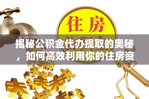 栾川揭秘公积金代办提取的奥秘，如何高效利用你的住房资金