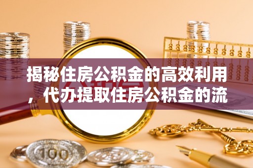 栾川揭秘住房公积金的高效利用，代办提取住房公积金的流程与技巧