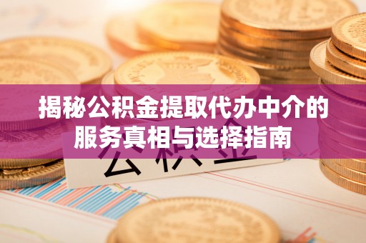 栾川揭秘公积金提取代办中介的服务真相与选择指南