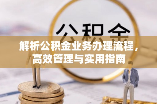 栾川解析公积金业务办理流程，高效管理与实用指南