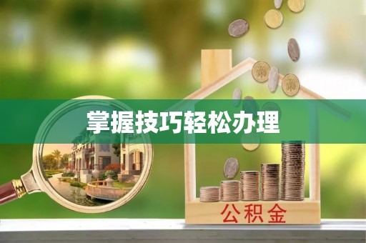 栾川掌握技巧轻松办理