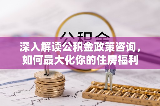 栾川深入解读公积金政策咨询，如何最大化你的住房福利