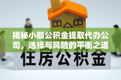 栾川揭秘小额公积金提取代办公司，选择与风险的平衡之道