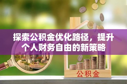 栾川探索公积金优化路径，提升个人财务自由的新策略