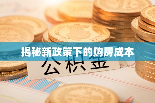 栾川揭秘新政策下的购房成本