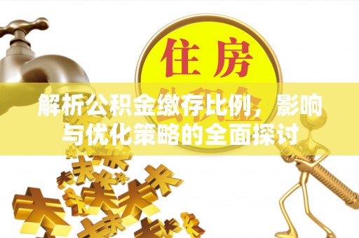 栾川解析公积金缴存比例，影响与优化策略的全面探讨