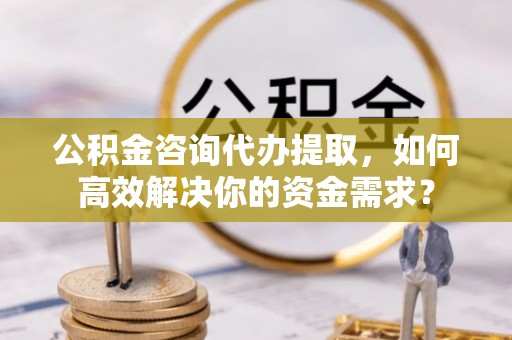 栾川公积金咨询代办提取，如何高效解决你的资金需求？