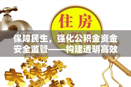 栾川保障民生，强化公积金资金安全监管——构建透明高效的管理体系