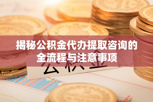 栾川揭秘公积金代办提取咨询的全流程与注意事项