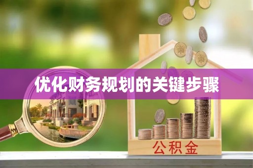 栾川优化财务规划的关键步骤