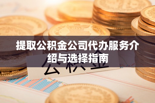 栾川提取公积金公司代办服务介绍与选择指南