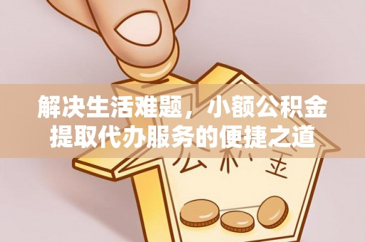 栾川解决生活难题，小额公积金提取代办服务的便捷之道