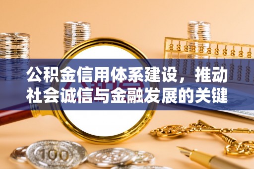 栾川公积金信用体系建设，推动社会诚信与金融发展的关键桥梁