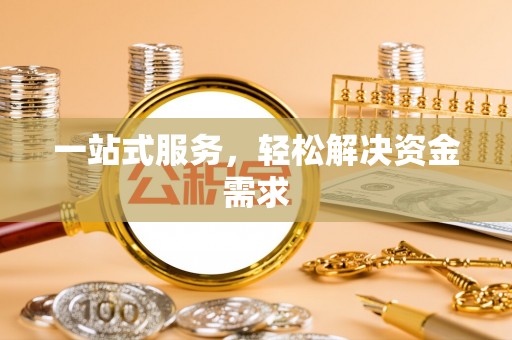 栾川一站式服务，轻松解决资金需求